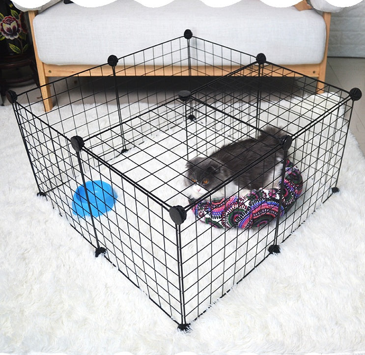 HKM-9630653 Eco-Friendly Metal Pet Fence for Secure Outdoor Containment