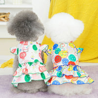 HKM-9631421 Casual Teddy Bear Style Skirt for Pets - Polyester, Available in White and Pink