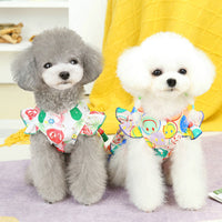 HKM-9631421 Casual Teddy Bear Style Skirt for Pets - Polyester, Available in White and Pink