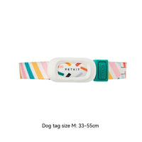 HKM-9631677 Pet Dog Activity Detection Wearable for Cats and Dogs - Adjustable Fit & Stylish Monochrome Design