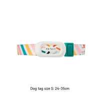 HKM-9631677 Pet Dog Activity Detection Wearable for Cats and Dogs - Adjustable Fit & Stylish Monochrome Design