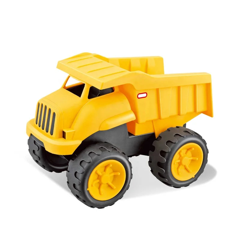 HKM-963219 Durable Plastic Dump Truck Toy for Kids Aged 2-7 Years - Free-Wheel Design