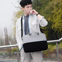 HKM-963283 Waterproof Oxford Laptop Bag with Shoulder Sleeve for Women