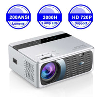 HKM-963411 HD Mini Portable Projector with 8000 Lumens Brightness and 1280x720 Resolution