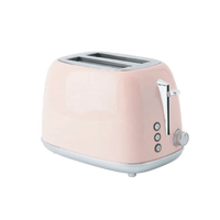 HKM-963475 Compact 2-Slice Grill Toaster with Wide Slots and Adjustable Settings