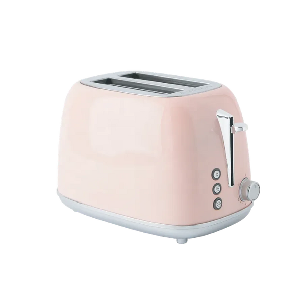 HKM-963475 Compact 2-Slice Grill Toaster with Wide Slots and Adjustable Settings