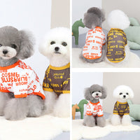 HKM-9635389 Stylish Cotton-Polyester Round Neck T-Shirt for Dogs in Various Sizes