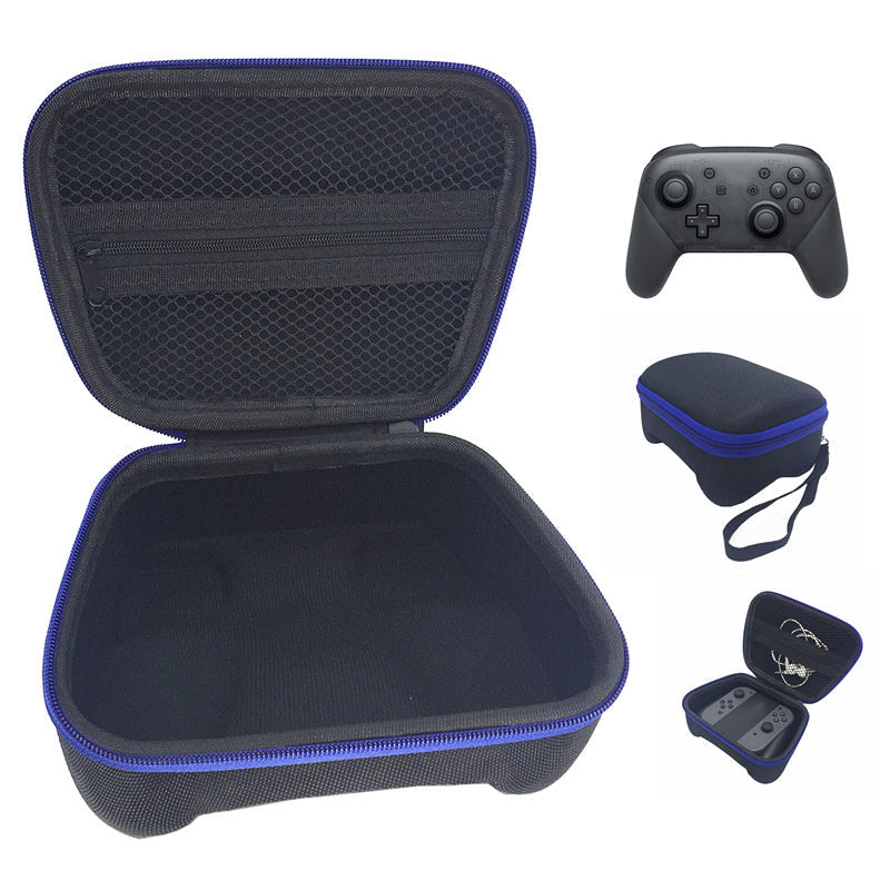 HKM-963603 EVA and Nylon Switch Pro Controller Carry Bag with Hand Strap and Grid Compatibility