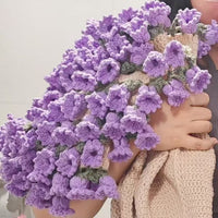 HKM-963731 Handmade Wool DIY Bouquet Blanket Crafting Material Kit - 65cm Non-Finished Product