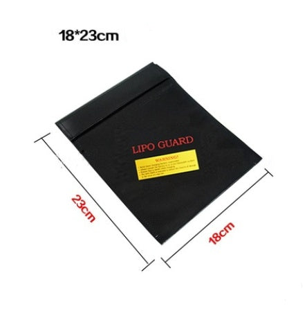 HKM-963795 Fireproof Li-Po Battery Safety Storage Bag - 700°C Heat Resistant Protection