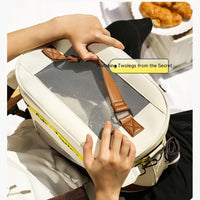 HKM-9638461 Breathable Portable Cat Carrier with Large Capacity and Soft Oxford Cloth Design
