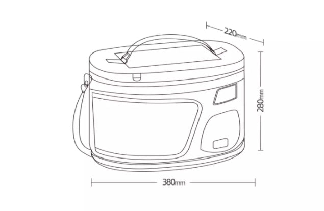 HKM-9638461 Breathable Portable Cat Carrier with Large Capacity and Soft Oxford Cloth Design