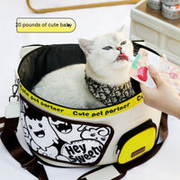 HKM-9638461 Breathable Portable Cat Carrier with Large Capacity and Soft Oxford Cloth Design