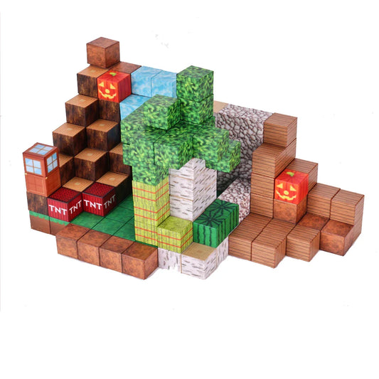 HKM-963859 Magnetic Building Blocks for Kids - Educational Plastic Construction Set