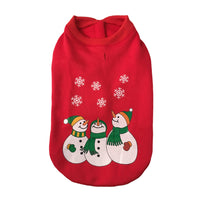 HKM-9639229 Winter-Themed Cotton Pet Clothes for Dogs – Snowman, Santa, and Christmas Styles