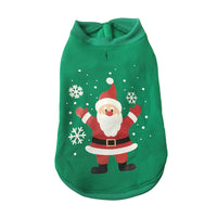 HKM-9639229 Winter-Themed Cotton Pet Clothes for Dogs – Snowman, Santa, and Christmas Styles