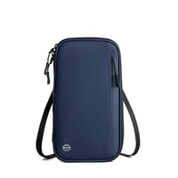HKM-963987 Large Capacity RFID Hanging Neck Travel Passport Holder Wallet with Multiple Slots for Documents and Cards