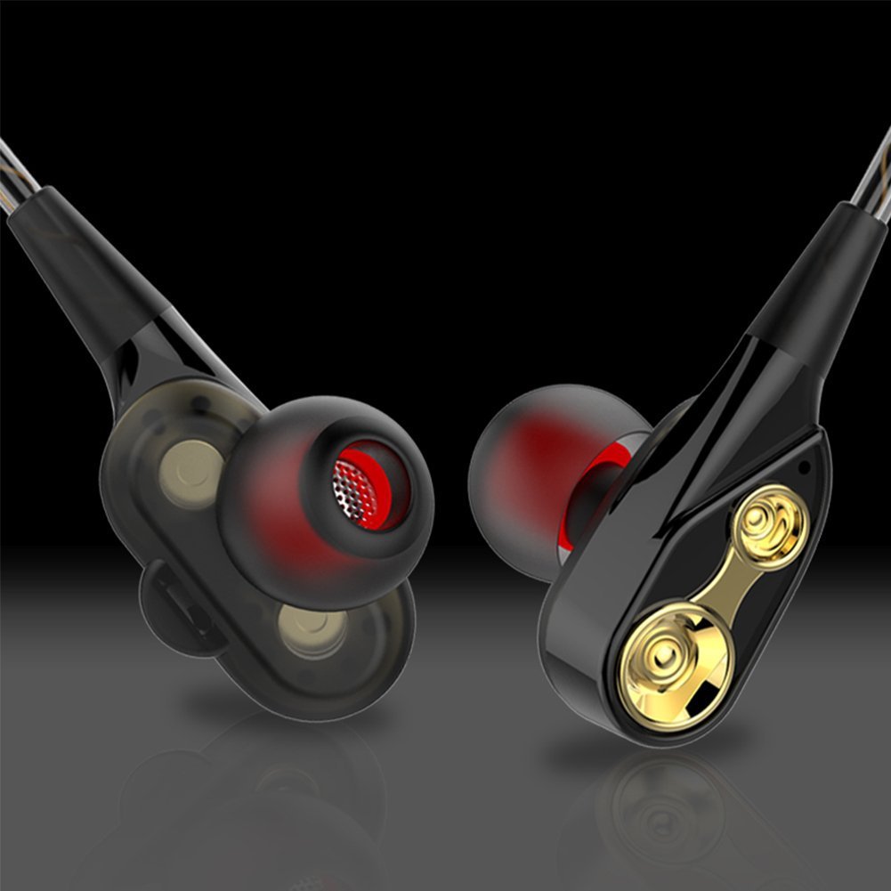 HKM-964051 Wired In-Ear Headphones with Microphone and 3.5mm Straight Plug