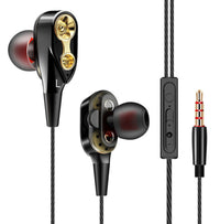 HKM-964051 Wired In-Ear Headphones with Microphone and 3.5mm Straight Plug
