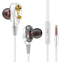 HKM-964051 Wired In-Ear Headphones with Microphone and 3.5mm Straight Plug