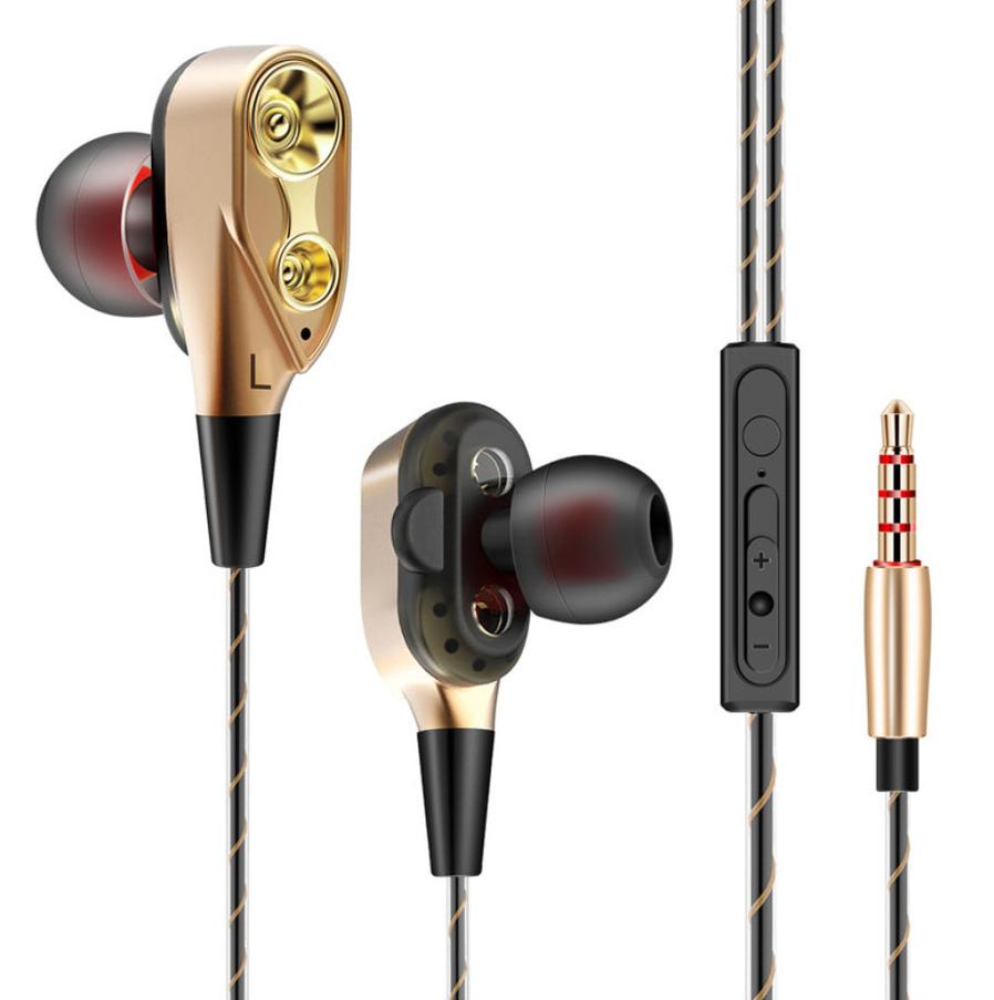 HKM-964051 Wired In-Ear Headphones with Microphone and 3.5mm Straight Plug