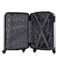HKM-964115 ABS Hard Shell Trolley Suitcase Set - 20/24/28 Inch, Spacious Travel Luggage Collection