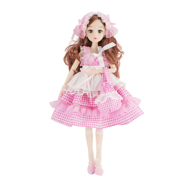 HKM-964371 14 Inch Mini Vinyl Fashion Doll Set for Girls - Perfect for Ages 2-7
