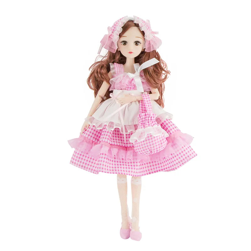 HKM-964371 14 Inch Mini Vinyl Fashion Doll Set for Girls - Perfect for Ages 2-7