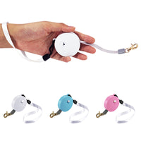 HKM-9644349 Automatic Mini Portable Dog Leash with 2M Flexible Rope for Outdoor and Travel Use