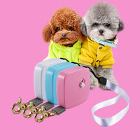 HKM-9644349 Automatic Mini Portable Dog Leash with 2M Flexible Rope for Outdoor and Travel Use