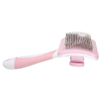 HKM-9647805 Self-Cleaning Slicker Brush for Dogs and Cats with One-Click Hair Removal Function
