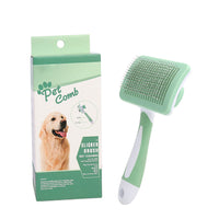 HKM-9647805 Self-Cleaning Slicker Brush for Dogs and Cats with One-Click Hair Removal Function