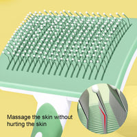 HKM-9647805 Self-Cleaning Slicker Brush for Dogs and Cats with One-Click Hair Removal Function