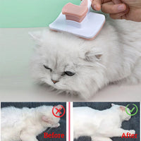 HKM-9647805 Self-Cleaning Slicker Brush for Dogs and Cats with One-Click Hair Removal Function