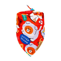 HKM-9647933 Adorable Cartoon Pet Saliva Towel for Spring & Summer in Various Designs