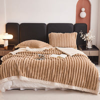 HKM-964883 Solid Color Polyester Plush Blanket in Various Sizes and Colors