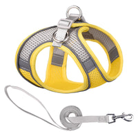 HKM-9650109 Reflective Mesh Dog Harness with Breathable Design and Leash