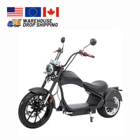 HKM-965075 2000W to 4000W Electric Citycoco Scooter with 30AH Battery - High Speed Touring Motorcycle for Urban Use