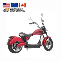 HKM-965075 2000W to 4000W Electric Citycoco Scooter with 30AH Battery - High Speed Touring Motorcycle for Urban Use