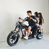 HKM-965075 2000W to 4000W Electric Citycoco Scooter with 30AH Battery - High Speed Touring Motorcycle for Urban Use