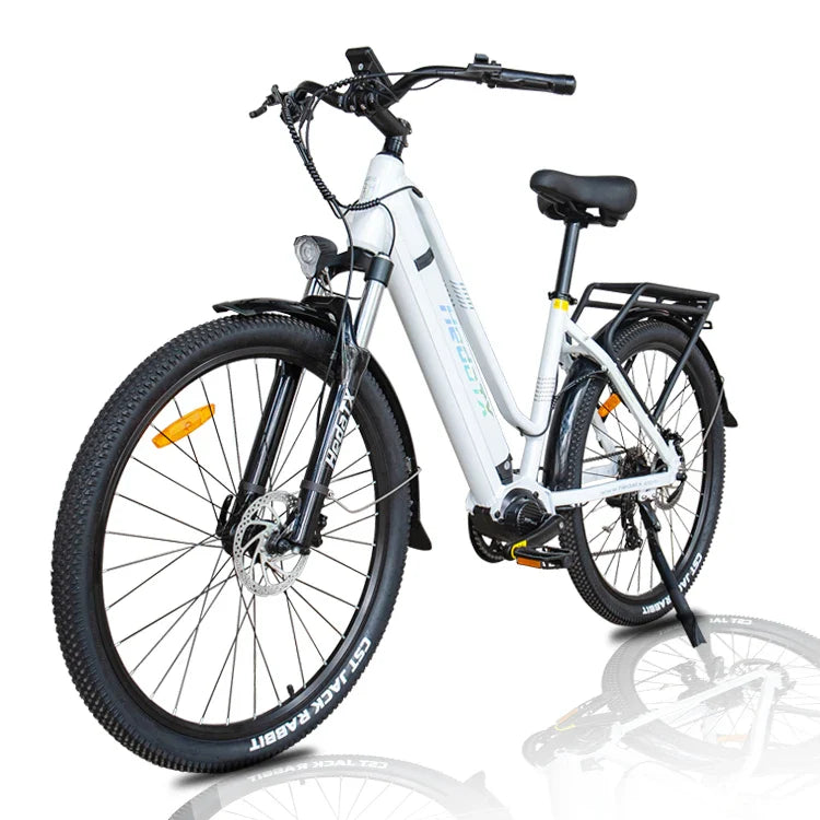 HKM-965203 48V 250W Electric Bike with 13Ah Lithium Battery, 27.5 Inch Aluminum Alloy Frame, 7 Speed Gears, Disc Brakes