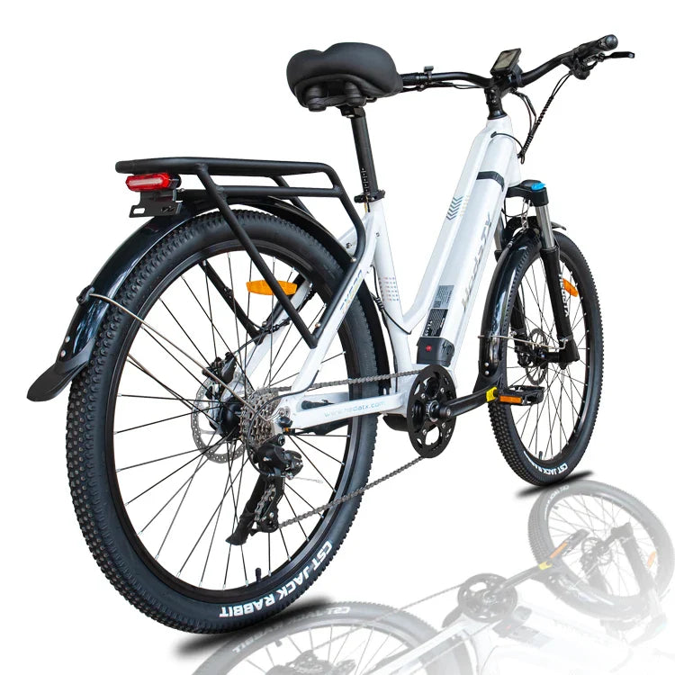 HKM-965203 48V 250W Electric Bike with 13Ah Lithium Battery, 27.5 Inch Aluminum Alloy Frame, 7 Speed Gears, Disc Brakes
