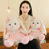 HKM-965331 Exquisite Rabbit Plush Toy for Home Decoration - Washable and Easy to Clean Companion Gift