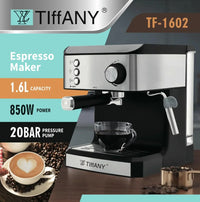 HKM-965459 Automatic Commercial Espresso Coffee Machine with Integrated Milk Tank for Professional Brewing