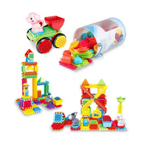 HKM-965459 Creative Farm Theme DIY Building Blocks Set, 30-Piece Bristle Construction Toy for Ages 3 and Up, Modern Design, Educational Fun