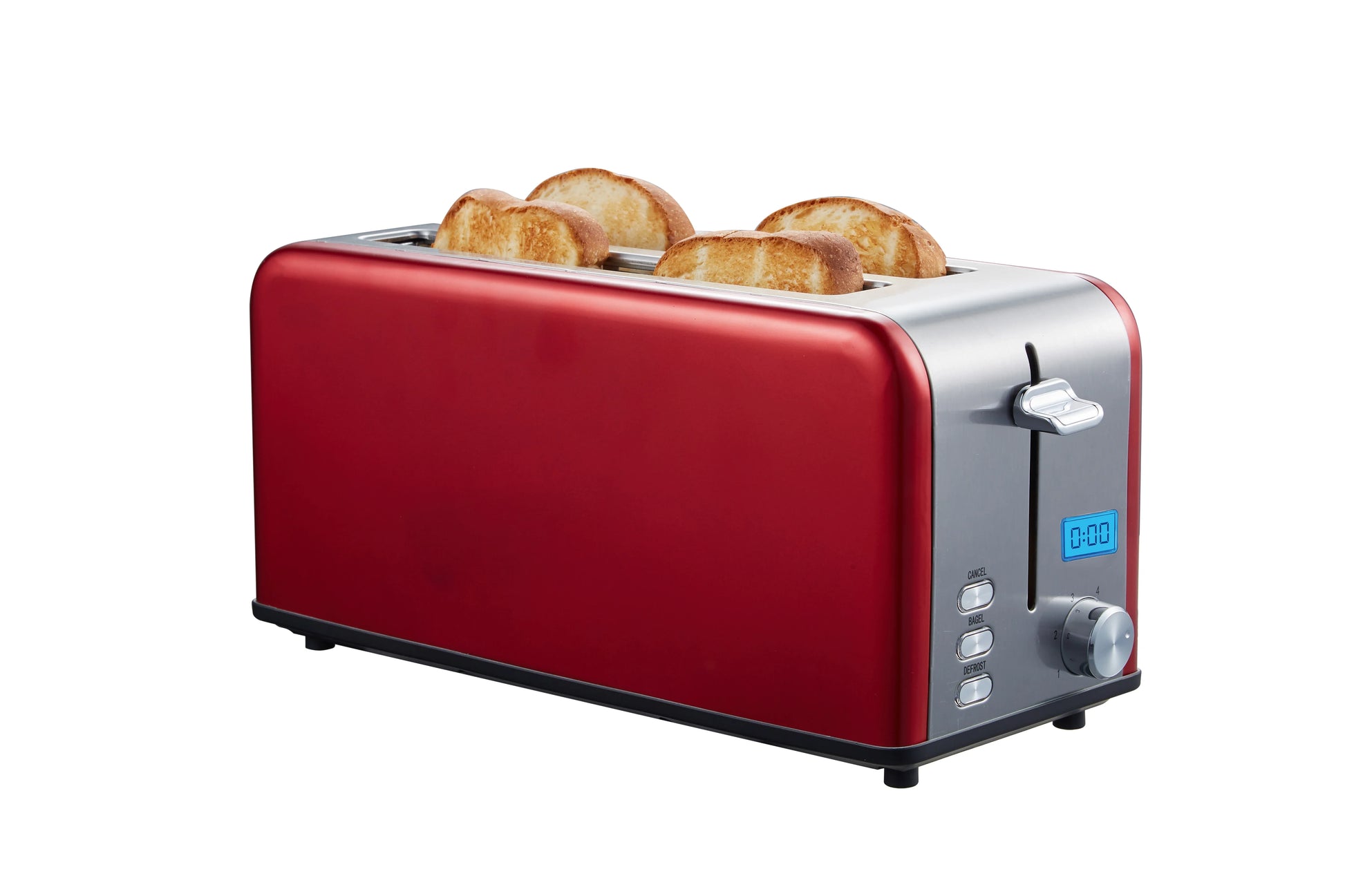 HKM-965779 Smart Touch Screen 4-Slice Electric Breakfast Toaster for Home Use