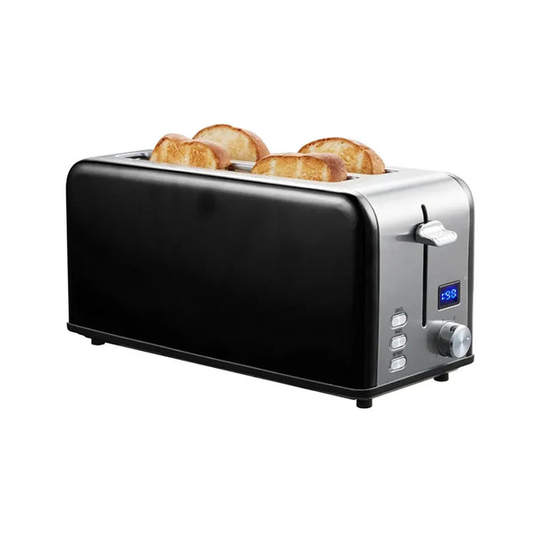 HKM-965779 Smart Touch Screen 4-Slice Electric Breakfast Toaster for Home Use