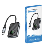 HKM-965779 USB-C to AUX Headphone Jack and Charger Adapter with DAC Digital Audio Function
