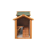 HKM-9659709 Extra Large Bunny Cage with 2 Detachable Runs for Small Animals, Spacious Habitat for Guinea Pigs and Rabbits