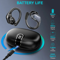 HKM-966035 Waterproof Wireless Earbuds for Sports and Gaming - Noise Canceling TWS Earphones with Secure Fit